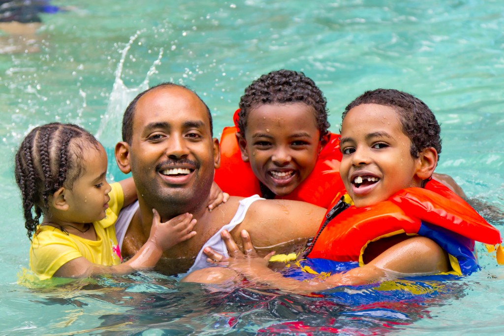 Family Fun At The Pool